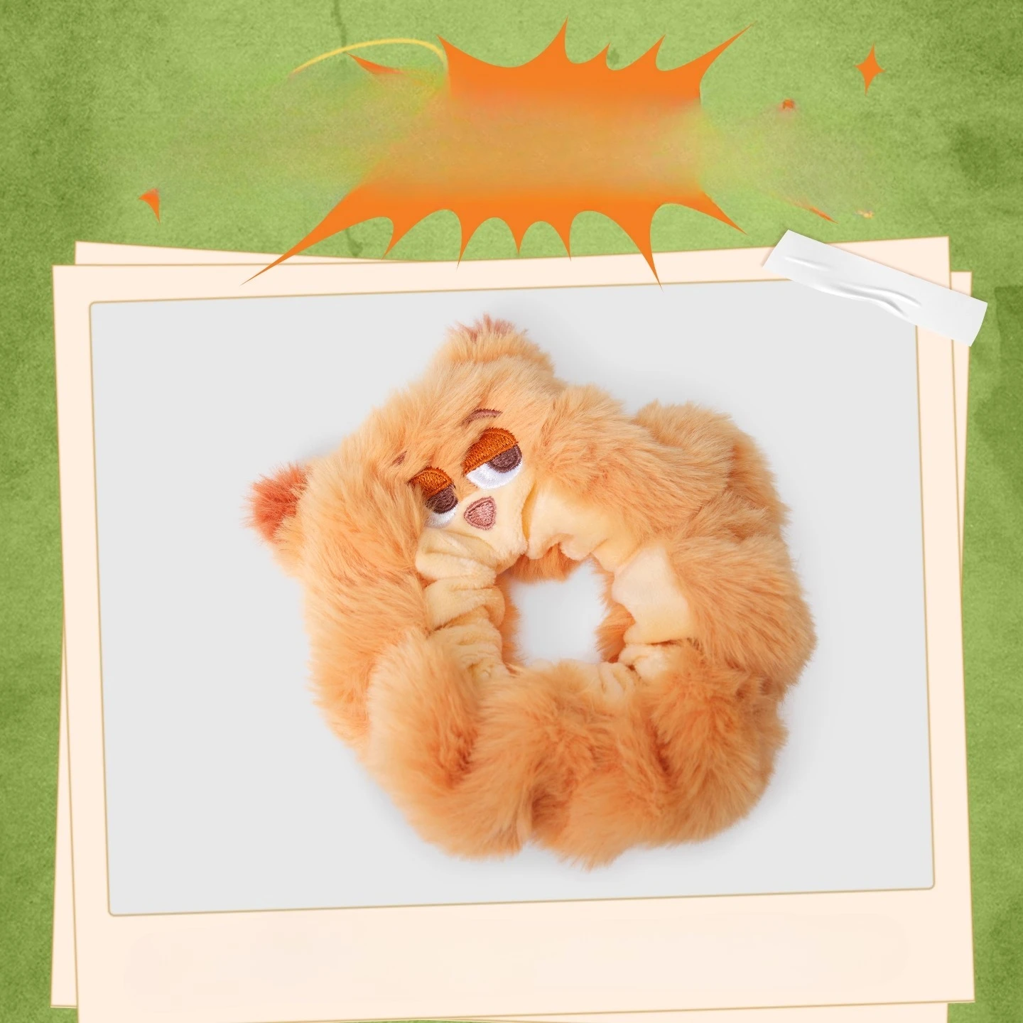 

Disney Zootopia Plush Eye Mask & Scrunchie Set, Adjustable Soft Sleep Mask with Cozy Hair Band, Cute Animal Hair Accessories