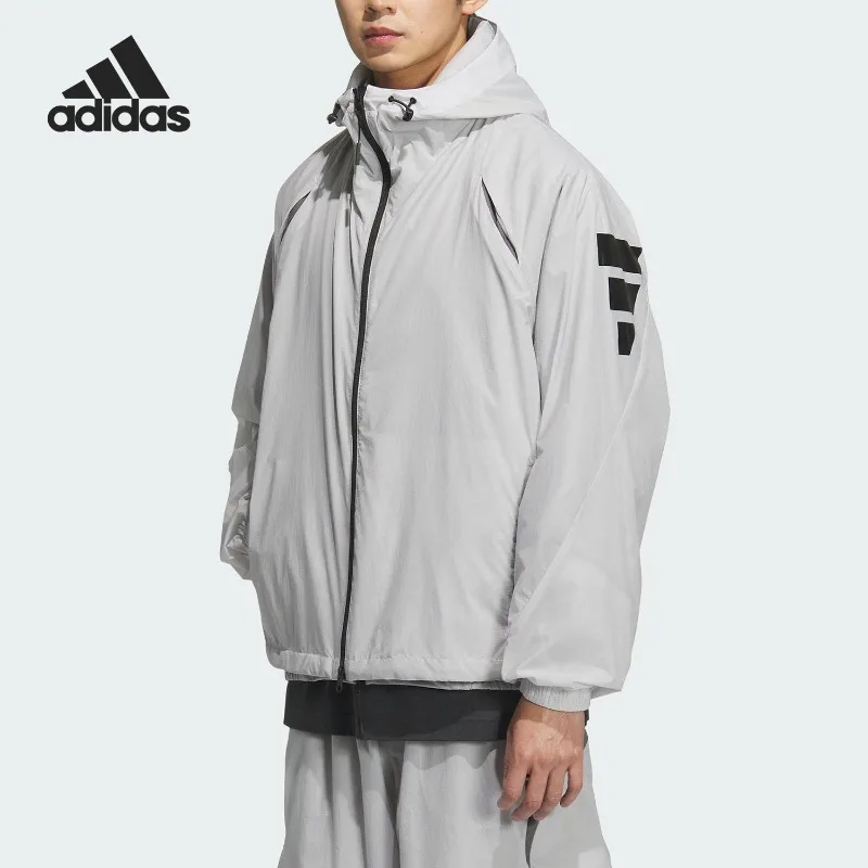 Adidas Multi-Sport Wind Suit Quick Dry Shell Jacket Slim Ankle Joggers Gym Running Casual Daily Outfit One Set JM6232 + EI9761