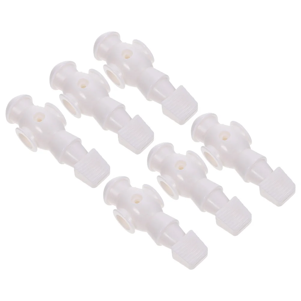 6 قطعة لاعب كرة القدم الراتنج لاعبين كرة القدم منضدية كرة القدم استبدال أجزاء الجدول كرة القدم الملحقات آلة الإمدادات #1