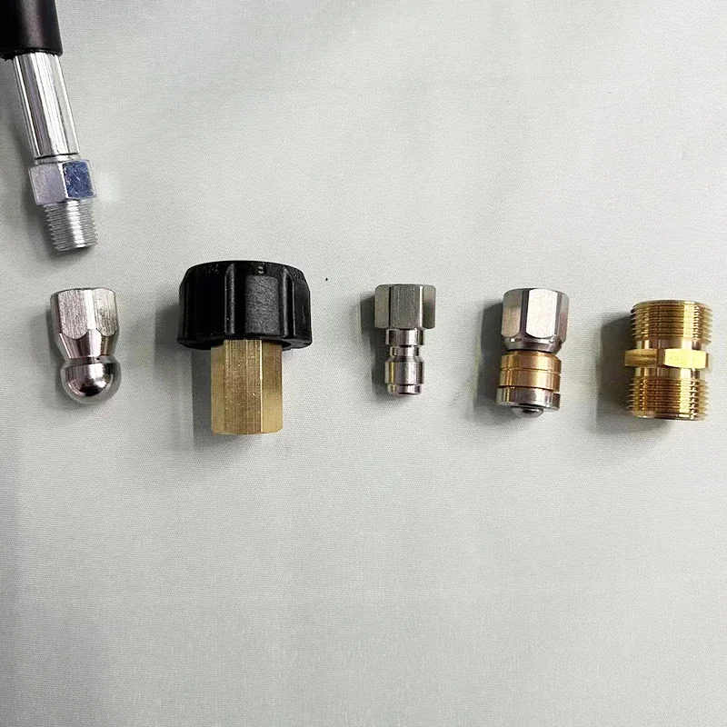 Sewer Jetter Kit for Karcher High Pressure Washer 1/4 NPT Rotating Drain Pipe Cleaner Water Jetting Hose for Drain Cleaning - Detail 1