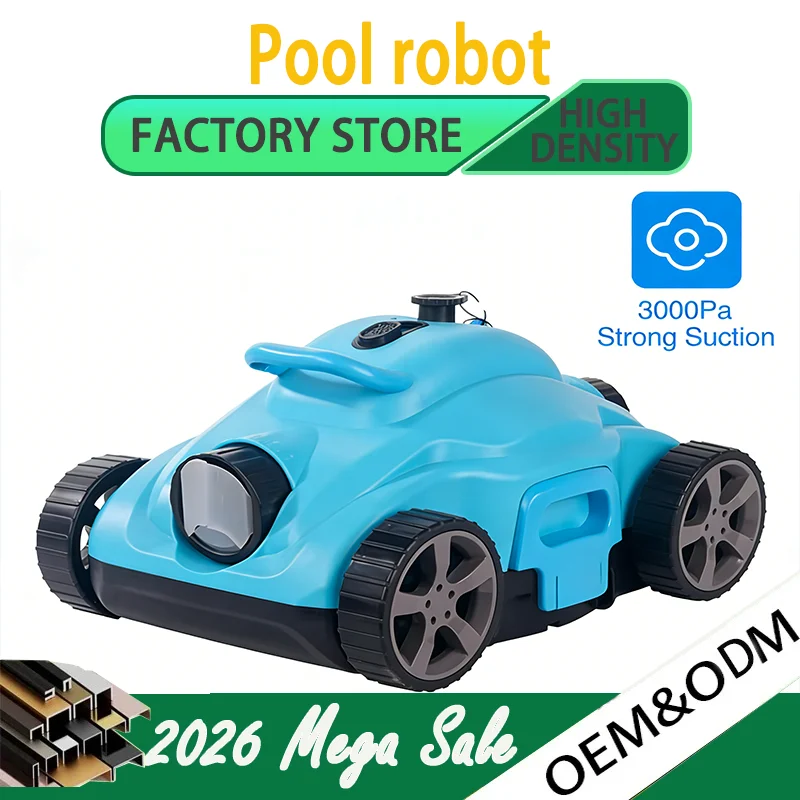 

Робот-пылесос для бассейнов беспроводной C2V с AI-видеонаблюдением, самообучением, двойной фильтрацией, 180 минут работы, 200 м² ㎡ Бассейн