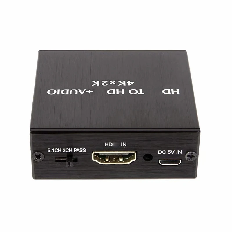 4K x 2K Video Audio Extractor HDMI-Compatible to 3.5MM Audio Converter SPDIF Optical TOSLINK Stereo Out Splitter Adapter