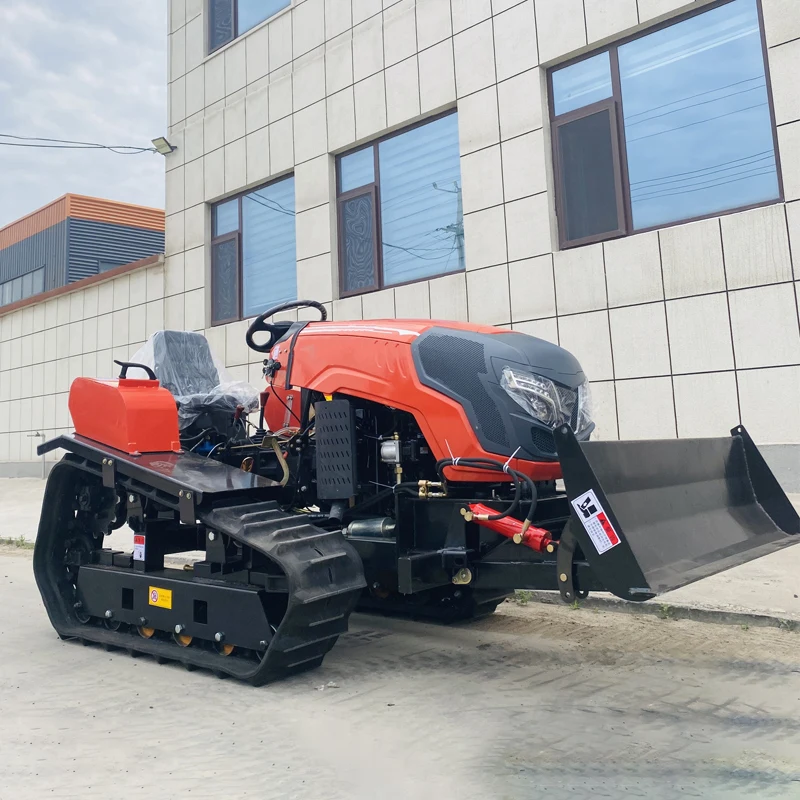 

Customized Crawler multifunctional cultivator, 60 HP tractor, upgraded rotary tiller and plowing machine
