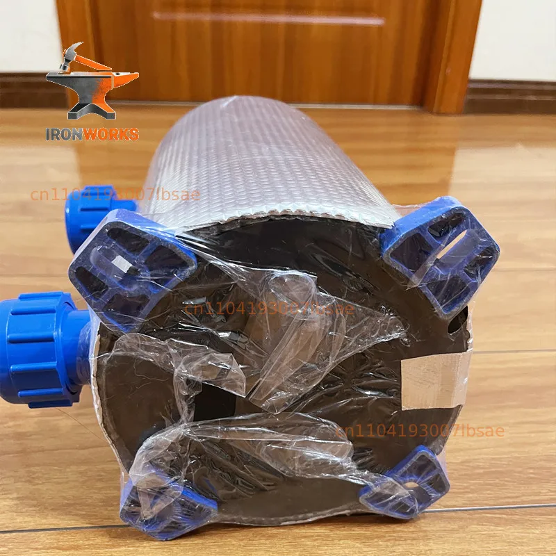 1HP titanium tube evaporator, pure  seawater fresh water refrigerator  cannon,   bucket.