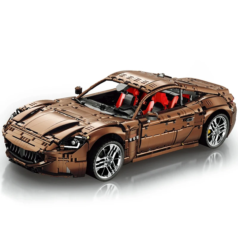 5480 Teile Technischer 1:8 Sportwagen Baukasten mit Motor Supercar Fahrzeugmodell Bausatz Spielzeug für Jungen und Erwachsene Geschenk