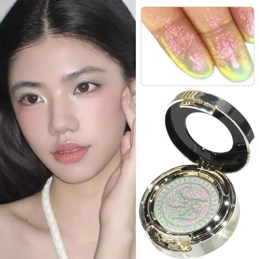 อายแชโดว์ไล่เฉดสีแบบเปลี่ยนสี ไฮไลท์เตอร์ อายแชโดว์กลิตเตอร์ติดทนนาน ช่วยให้ดวงตาสว่างขึ้น อายแชโดว์ชิมเมอร์ เครื่องสำอางแต่งตา