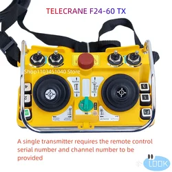 Single transmitter industrial remote control F24-60 tower crane dual joystick elevator wireless remote control