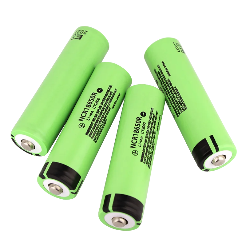 Batteria ricaricabile al litio 3.7 V Ncr18650r 2000 mAh 18650 per batterie per fari torcia (punta superiore, senza PCB)