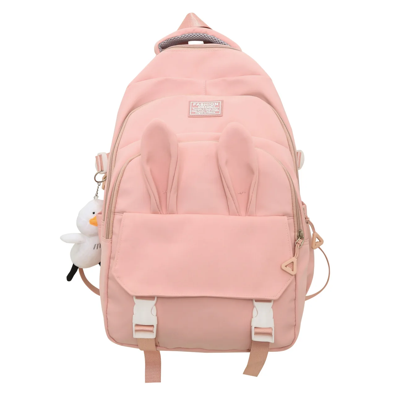 2023 New Women's Backpack Fashion High Quality Lightweight Girls' Backpack Small Fresh Solid Color Versatile Student Backpack