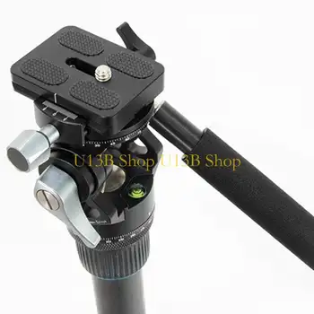 U13B迷你三腳架液壓阻尼雲台,附Arca快裝板和137mm手柄,適用於攝影機,防滑 8 最佳銷售 液頭 - №3