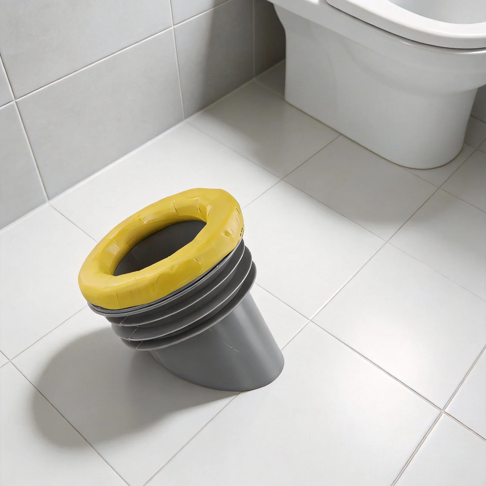 Bathroom Drain Base Accessories Good Sealing Effect Insoluble In Water Not Picky About Toilets Resistant To Acid