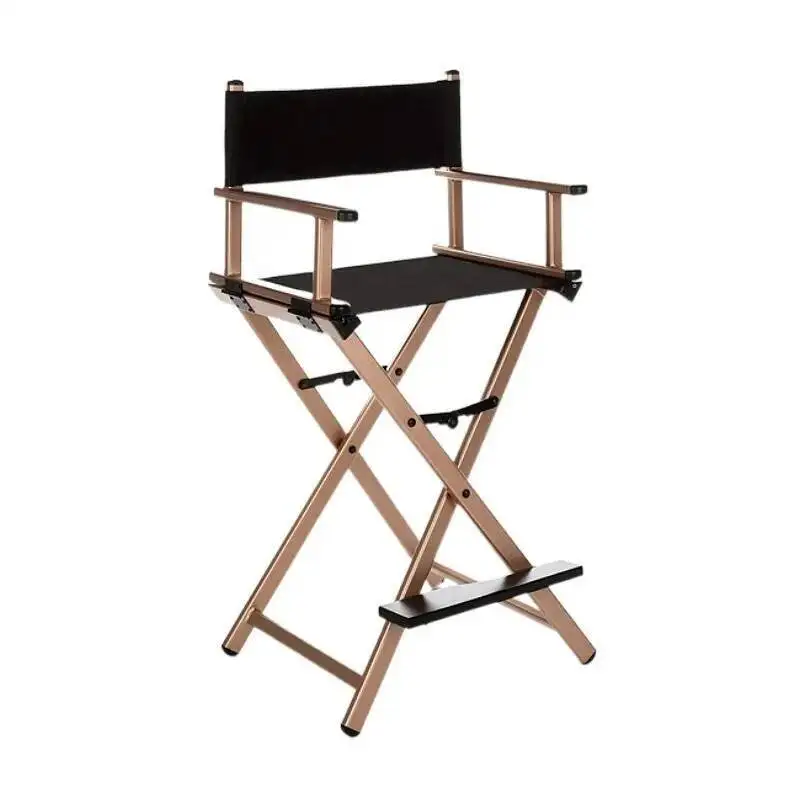 

Makeup Chair Director High Artist Aluminum Frame Foldable Outdoor Furniture Lightweight Portable Folding Director Makeup Chair