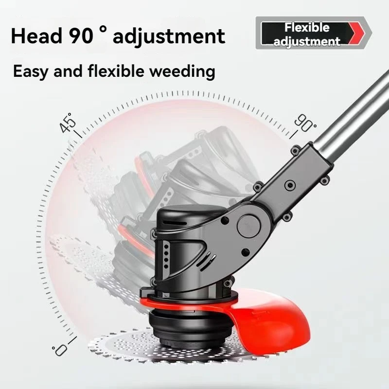 جزازة العشب الكهربائية محرك بدون فرشاة قاطع لاسلكي إزالة الأعشاب المنزلية القابلة لإعادة الشحن لأدوات تشذيب الحديقة #5