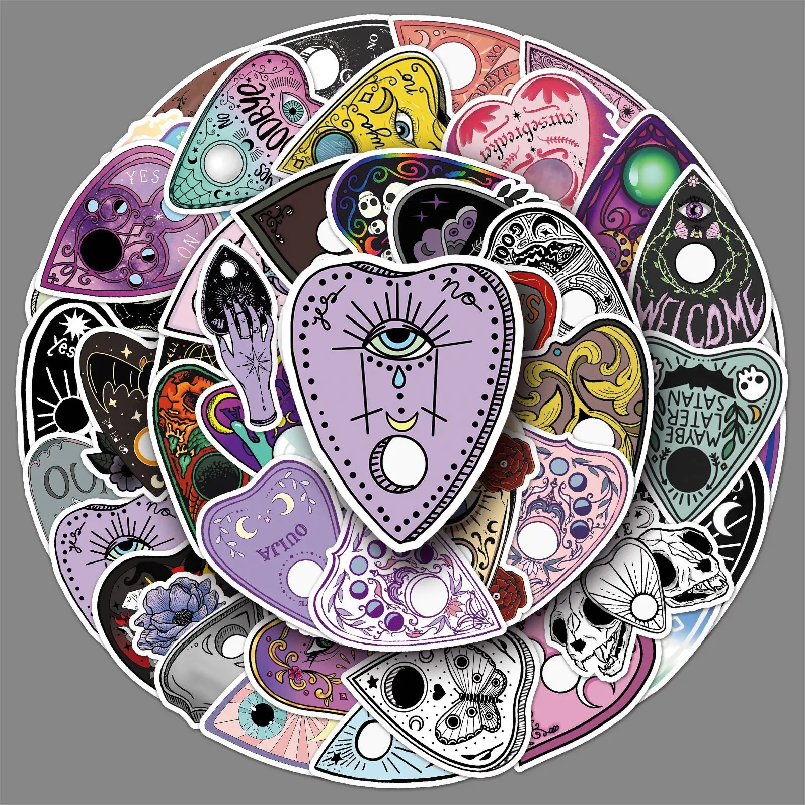 10/50PCS Disegnato A Mano Carino Divinazione Strega Magia Amore Adesivo FAI DA TE Telefono Laptop Bagagli Skateboard Graffiti Decalcomanie Divertimento per Il Giocattolo
