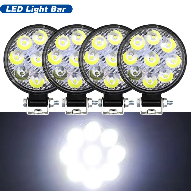 

Mini Led Work Light 9 LED Spotlight 4X4 Jeep JK 4Wd Truck 9V-30V Super Bright Spotlights Car Offroad Search Lights LED