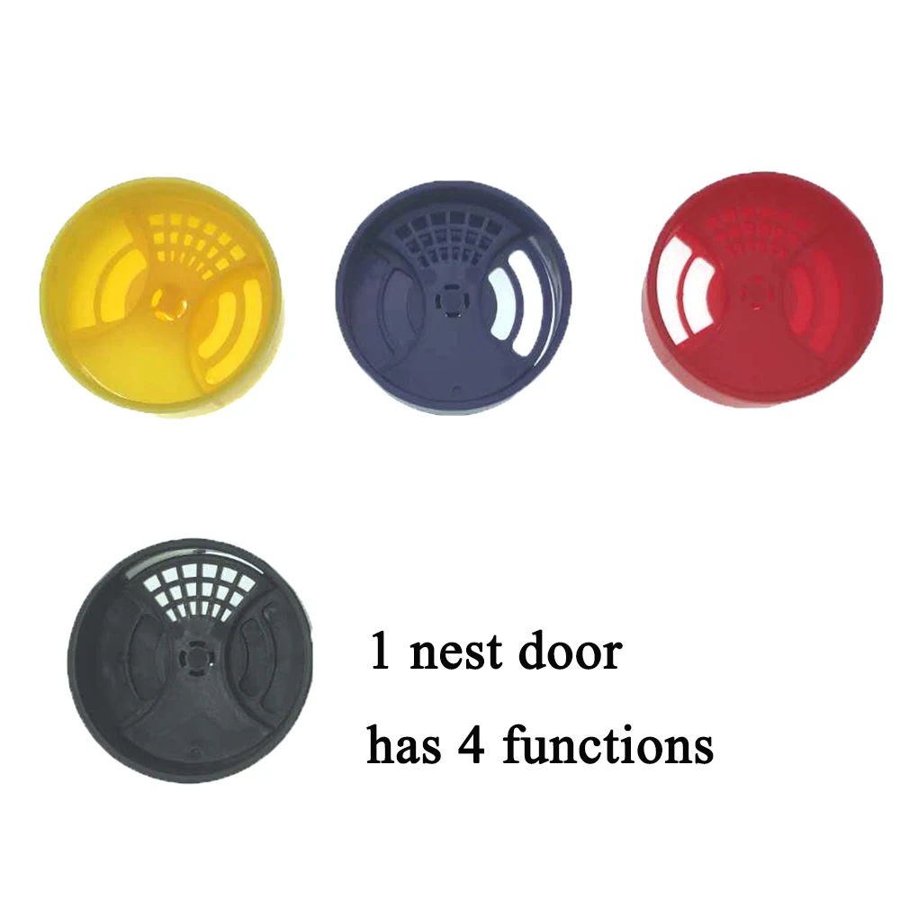 Beekeeping Beehive Nest Door Plastic Multifunctional Ventilation Exit Entrance Round Disc 53mm Hole Opener Bee Tools Supplies