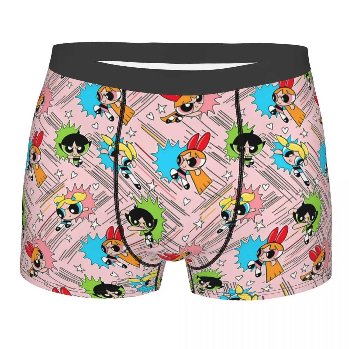 

Cool Cartoon Animation Powerpuff Girls Boxers Shorts Underpants Male Comfortable Briefs Underwear