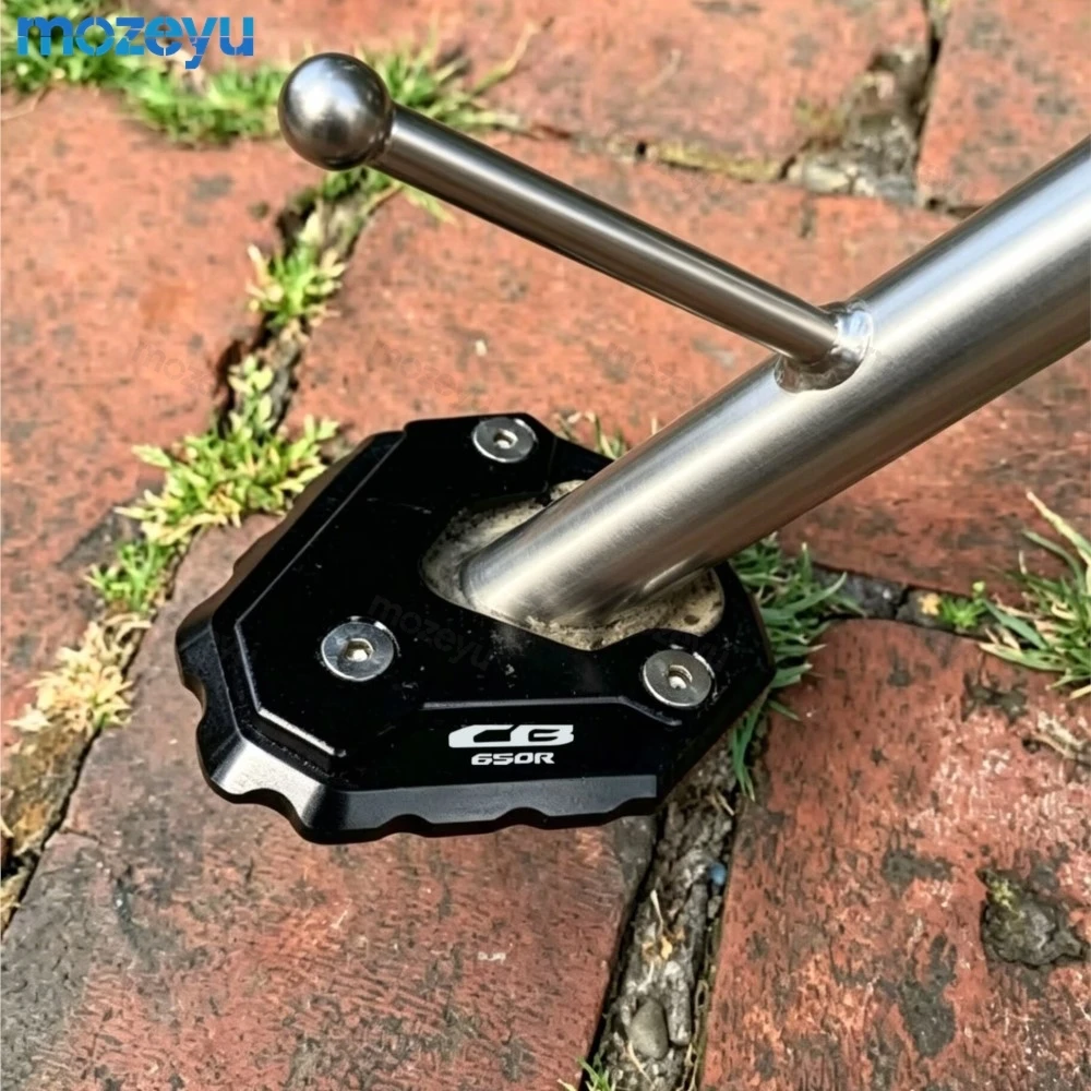 

For Honda CB650R CBR650R 2019-2026 License Plate Holder Rear Tail Tidy Fender Eliminator Kit Brackett Side Stand Extension Pad
