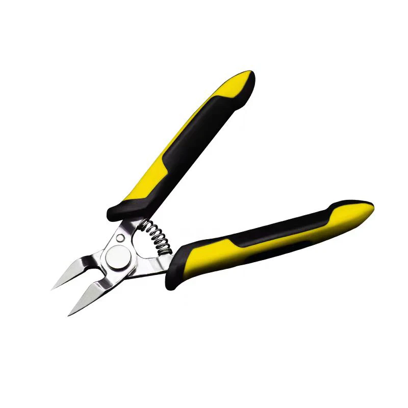 

B&R 5 Inch TS-140 Round Cutter Pliers Excellent Cutting Pliers Rear Force Spring Design Micro Shears Hand Phone Repair Tool