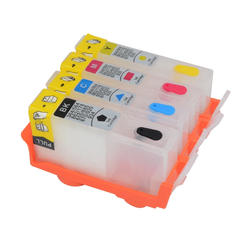 IBOQVZG 400ml Refill Ink + 364XL Ink Cartridge With ARC Chips For HP 364 Photosmart B8550 B8553 B8558 C6380 C6383 C5324 Printer