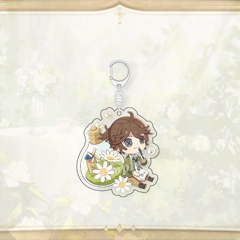 Identity Ⅴ Emma Woods Gardener Joseph Desaulniers Former Count  Cosplay Garden Series Acrylic Keychain Pendant Gift