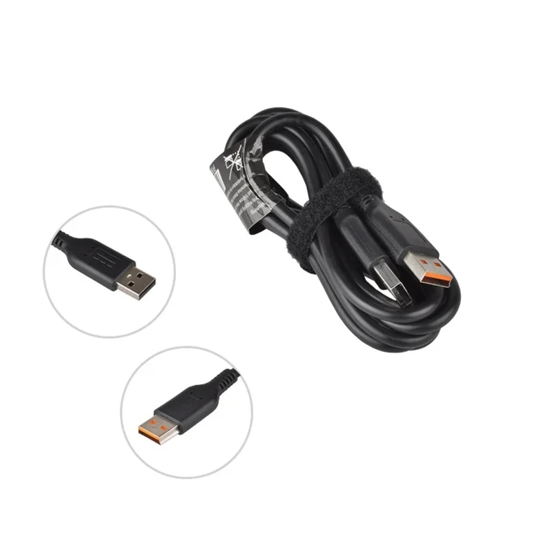 레노버 요가3 프로, 요가 3 프로, 요가 4 프로, 요가 700, 900, miix 700용 USB 케이블 AC 전원 어댑터 충전기 1개