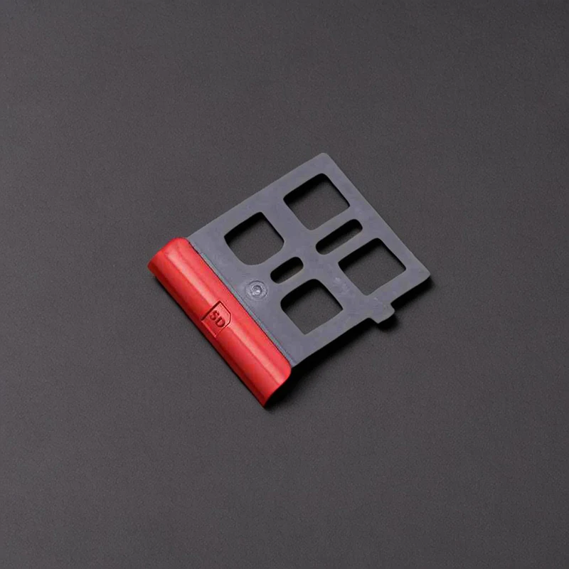 1 قطعة الأصلي الجديد SD فتحة بطاقة الألعاب غطاء حامل الإطار ل 3DSLL 3DSXL وحدة التحكم إصلاح أجزاء أبيض أسود فضي محدود الأحمر #6