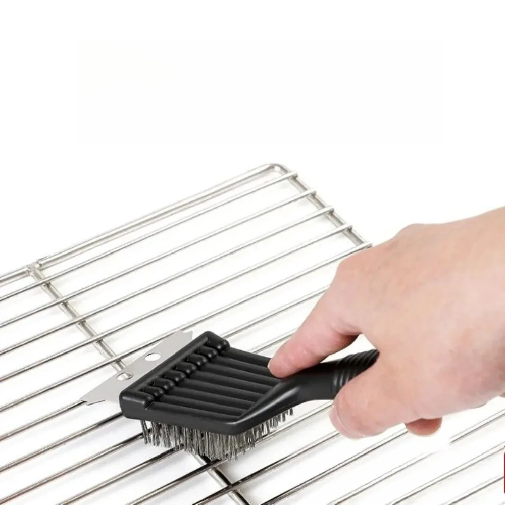 8 Inch Stainless Steel Grill Brush Wire Extra Strong Heavy Duty Cleaner Outdoor Home Cooking Tools