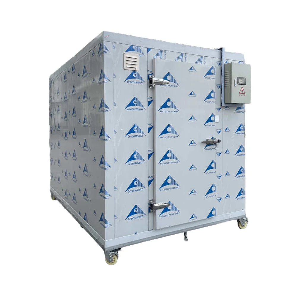 Professional Walk in Cooler and Freezer Top Quality with Cold Room Wheels for Meat Vegetable Fruit or Seafood