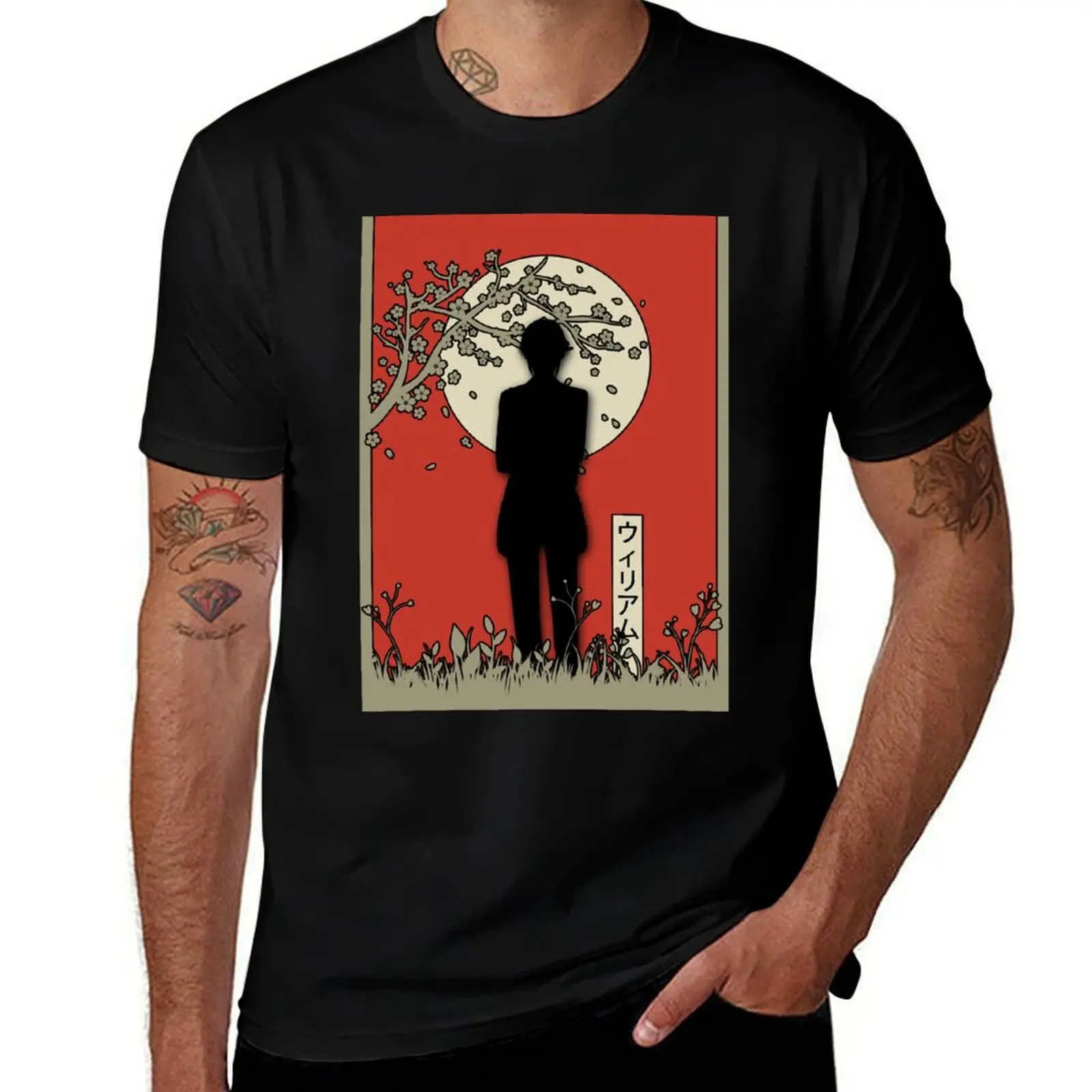 

Moriarty Moon T-Shirt baggy shirts anime shirt oversized T-shirts man heavy weight t shirts for men