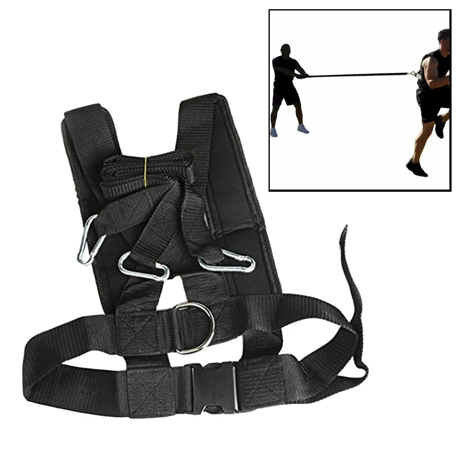 Fitness Weight Shoulder Strap Sled Buckle Multifunctional Power Speed Harness Trainer Resistance Training for Exercise Muscle