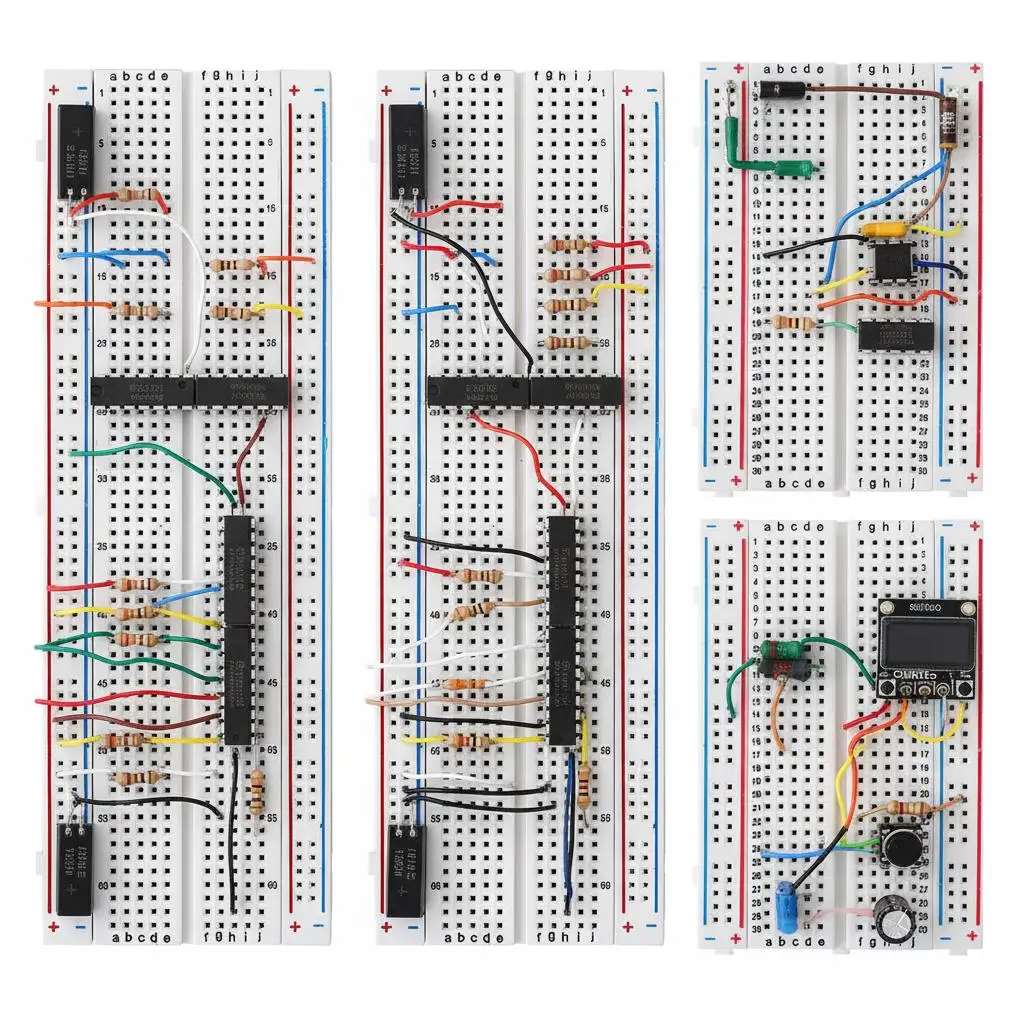 1pc Solderless Breadboards 400 Point 830 Point Proto Shield Distribution Connecting Blocks