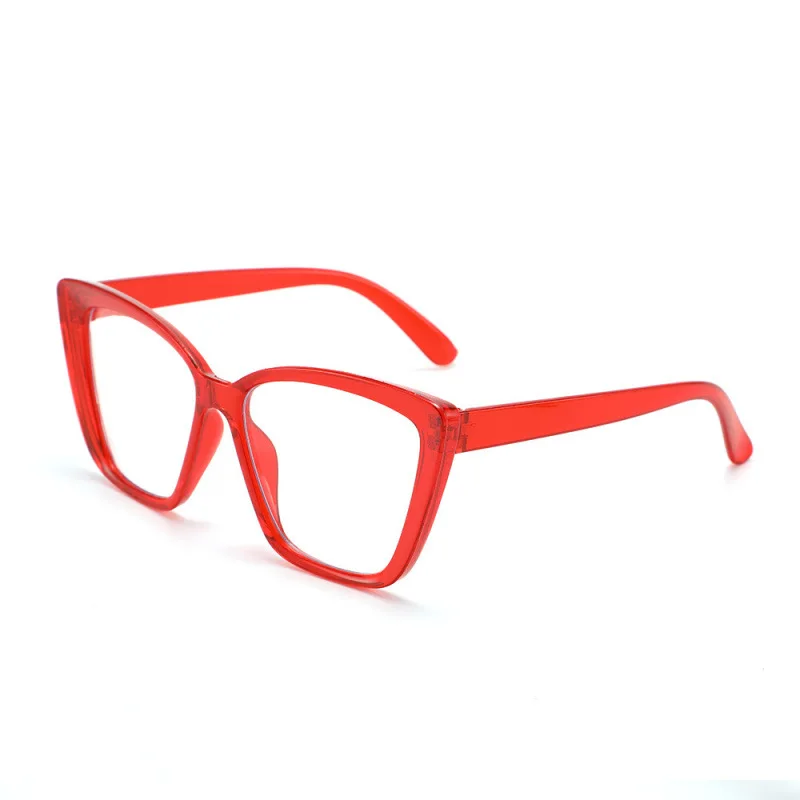 

Oversized Cat Eye Frame Anti Blue Light Computer For Women Eyewear Vintage Clear Lens Thick Black Frame Daily Fashion Accessory
