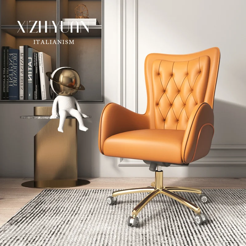 

Luxury Office Chair Designer Boss Computer Modern Room Single Comfortable Chair Relax Home Armrest Chaisse Office Furniture