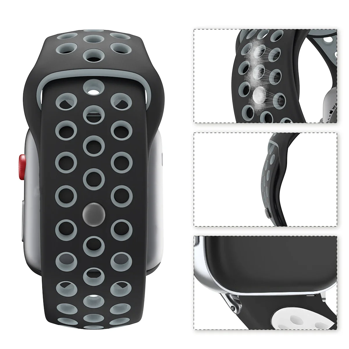 Ремешок силиконовый для Huawei Watch Fit 3, Воздухопроницаемый спортивный браслет для Huawei Watch Fit 3, аксессуары для наручных часов