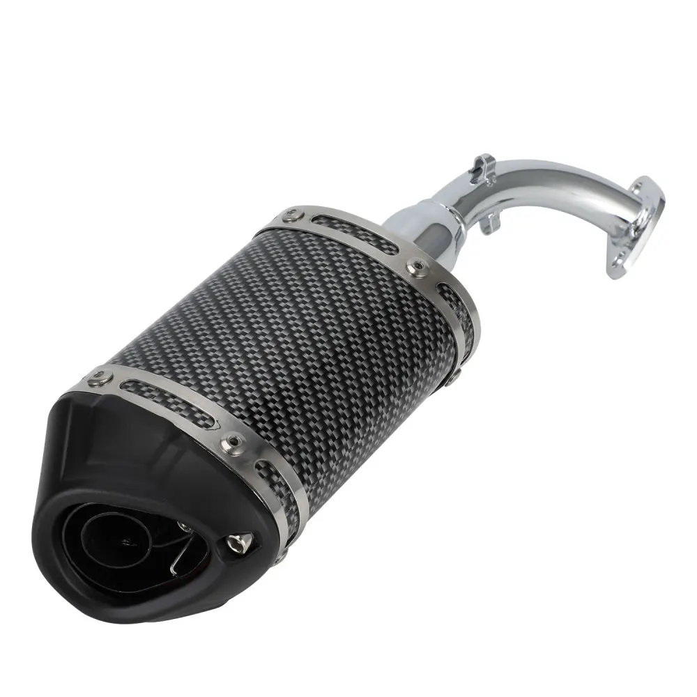 Universal Exhaust Pipe For CT200U Stainless Steel Iron Motocross Off-Road Electric Bike Motorcycle Parts