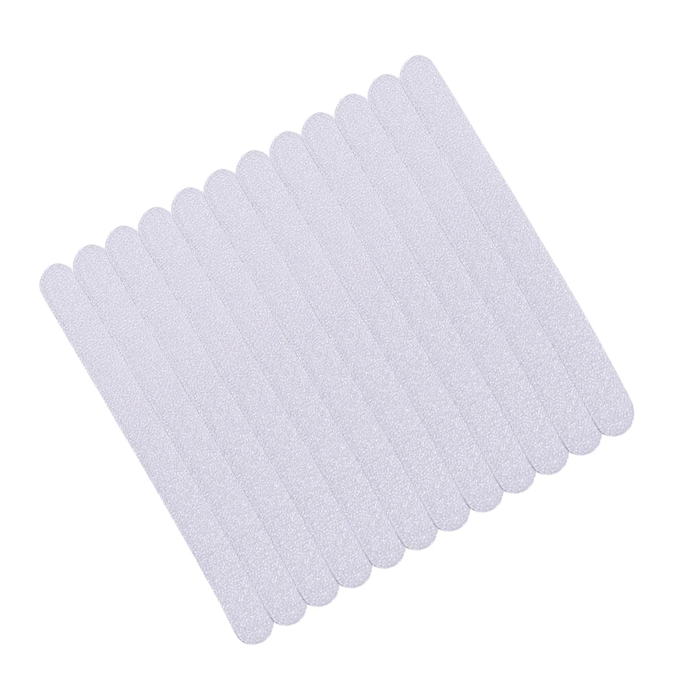 12pcs Safety Shower Treads Stickers Non-Slip and Anti-Fall Floor-Strength Adhesive Grip Appliques for Shower Tub Steps