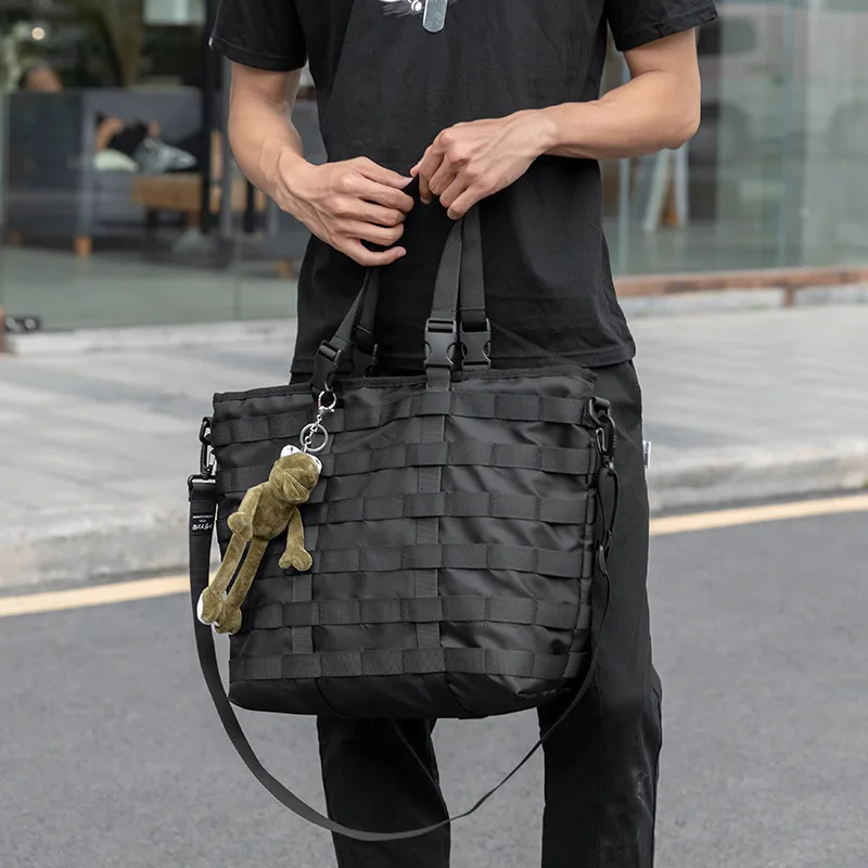 Casual Shoulder Bag Men Large Capacity Totes For Men Handbag Fashion Multifunction Crossbody Sling Bag for Men Satchels Bookbag