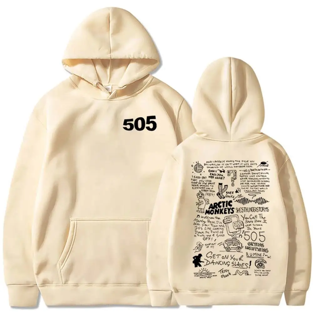 505 Hoodie Arctic Monkeys Music Merch Gift for Fan Pullover Tops Streetwear  Unisex