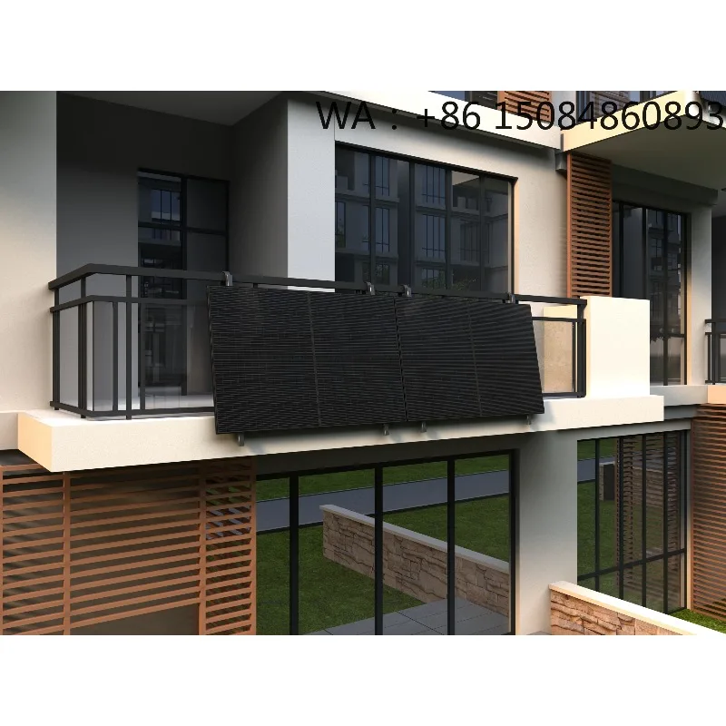 Plug And Play  SystemEU Stock 880W  PV Tier 1 Home Monocrystalline Ground Balcony Mount Kit MPPT Lithium Battery Micro