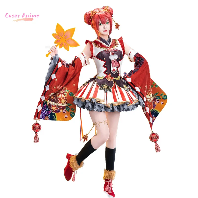 أزياء أنيمي لوف لايف روبي كوروساوا التأثيرية أزياء الهالوين كرنفال حفلة عيد الميلاد لعب الأدوار الملابس