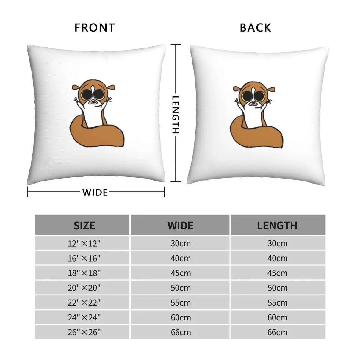 Cute Mort Design Square Pillowcase Polyester Linen Velvet Pattern Zip Decor Car Cushion Cover Wholesale