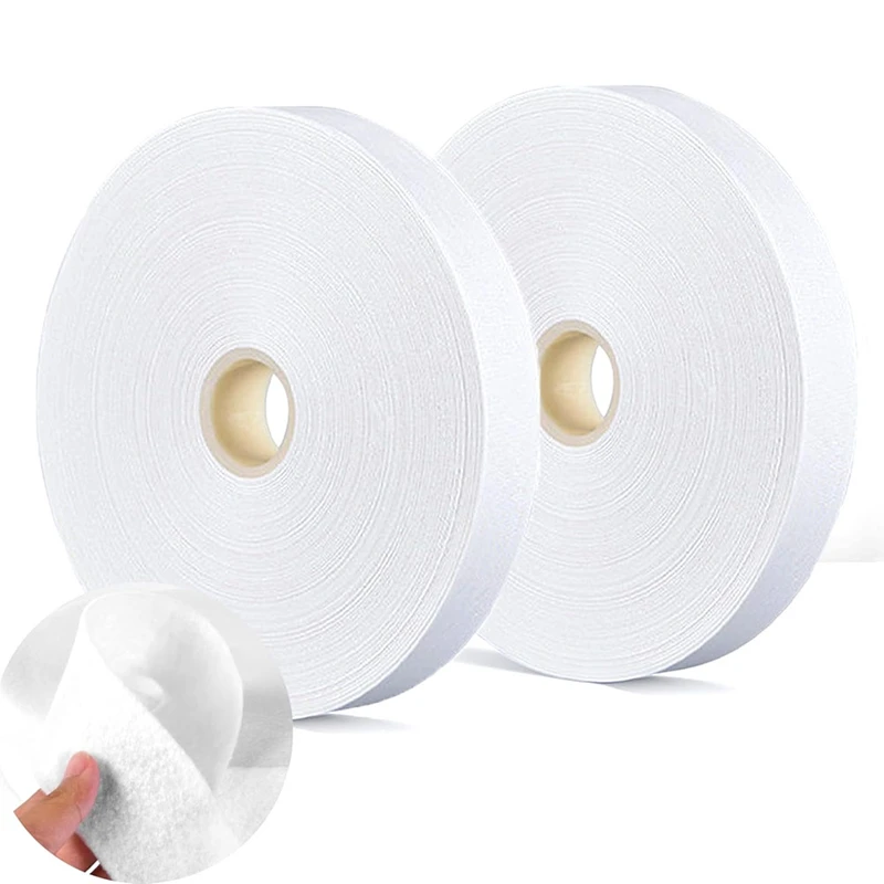 

ABWZ-2Rolls Jellyroll Batting Strips Forrugs 2 1/4 In 70 Yds,Needle Punched Cotton Blend Batting Roll With Fabric Tube Maker
