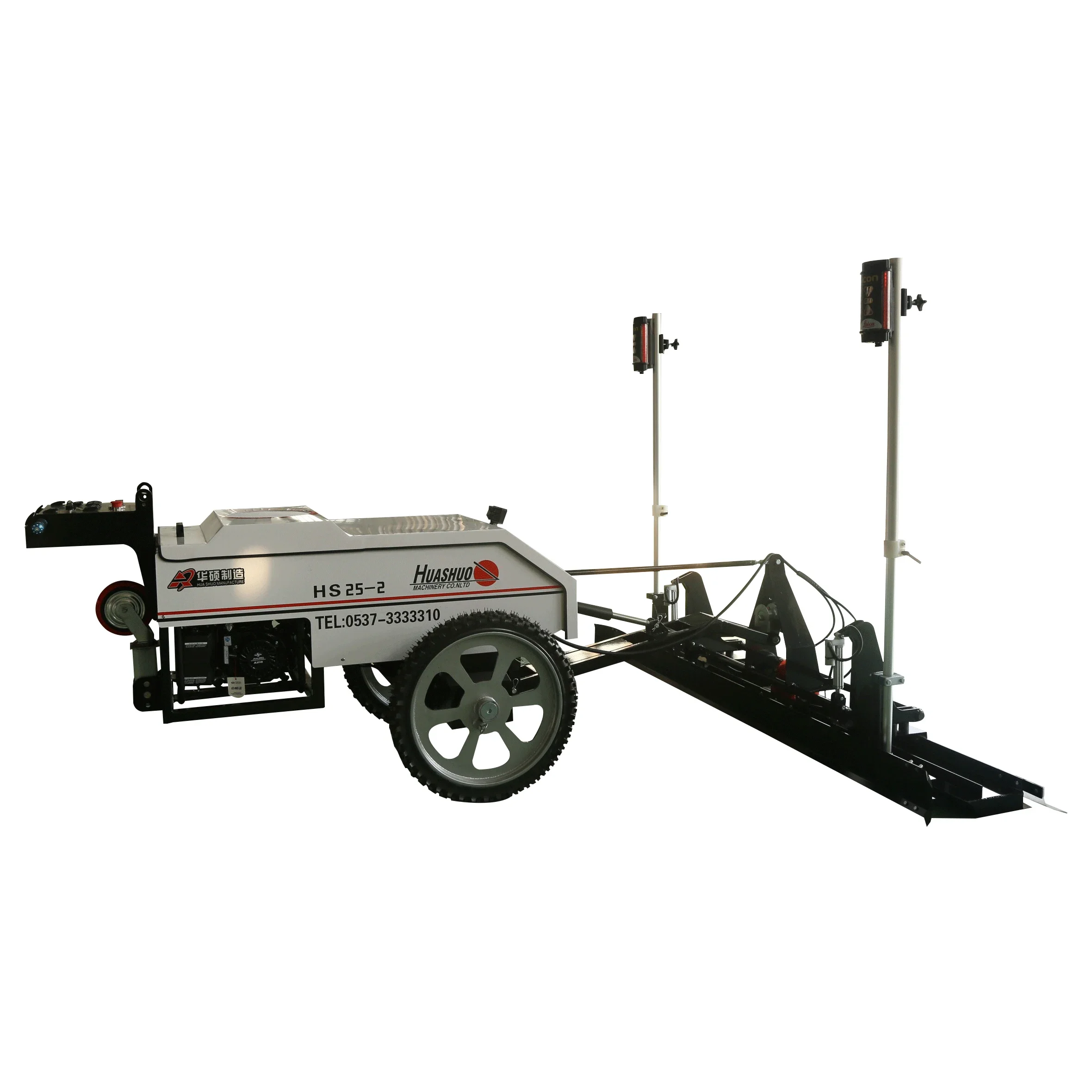 Walk Behind Concrete Laser Leveling Device Concrete Paving Leveling Machine