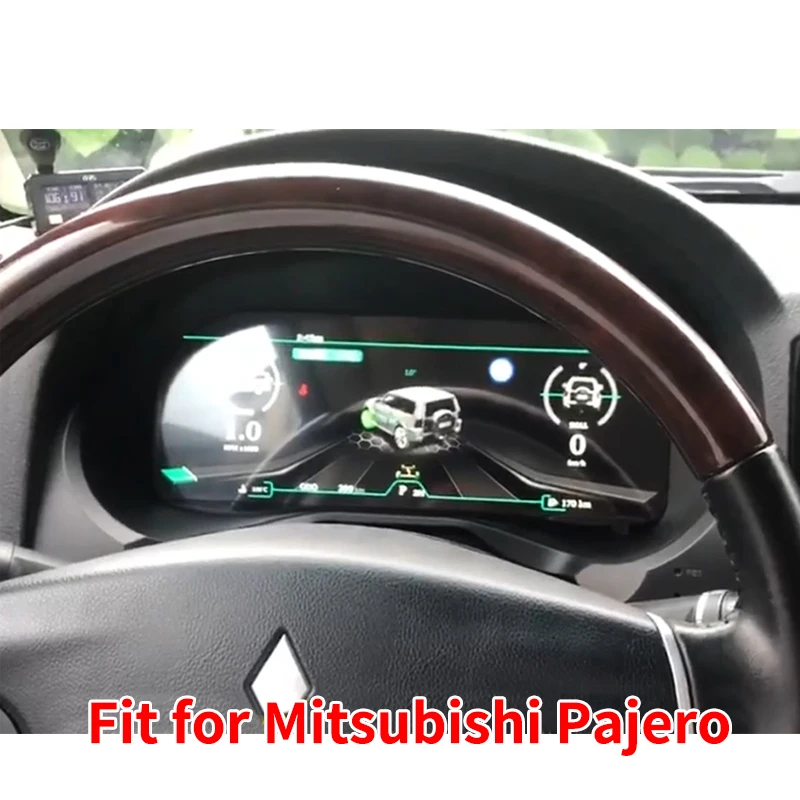 Krando 12 3-дюймовый автомобильный цифровой кластер для Mitsubishi Pajero 2008-2018 Linux ЖК-спидометр приборная панель Фото №5