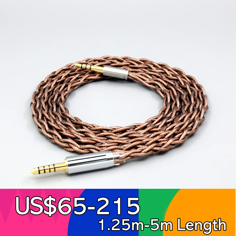 99% 24k Gold 7n Pure Silver Graphene Shield Earphone Cable For HIFIMAN Edition S Deva HE-R10 Headphone LN008568