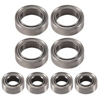 8Pcs Ball Bearings 4X8x3mm 8X12X3.5Mm For HSP Himoto E18 Wltoys 1/18 RC Car Spare Parts A949 A959 A969 A979 A959-B A949-33 A949-