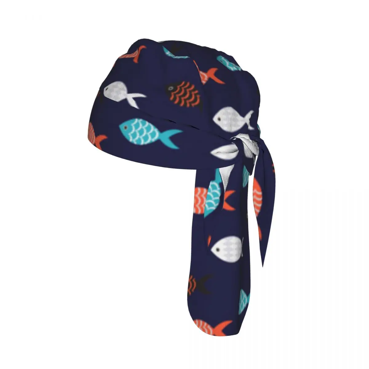 

Quick-drying Bandana Sun Protection Headscarf Colorful Fish Pattern Sport Running Cycling Cap
