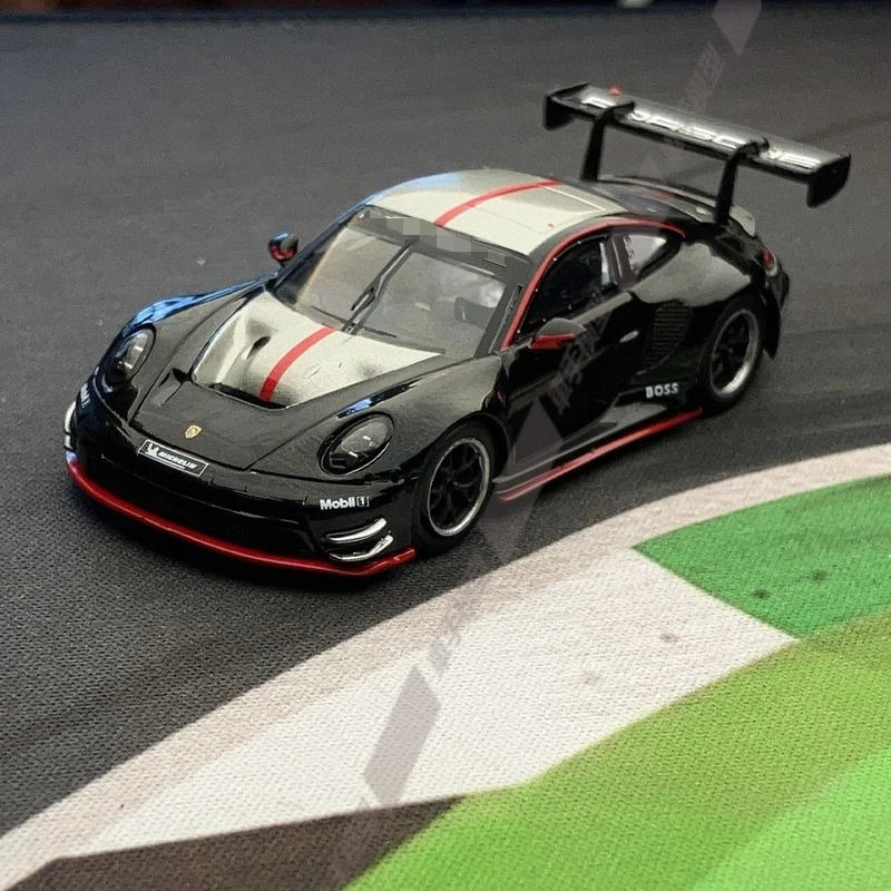 Sparky 1/64 911 GT3 R 24-uurs Spa-Francorchamps Legering Motorvoertuig Diecast Modellen Auto Speelgoed Collectie Jongen Kerstcadeaus