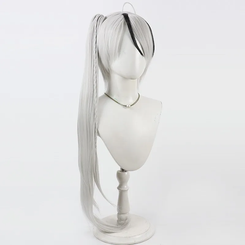 Mignon Library of Ruina Yan Vismok Cosplay Wig Detachable Ponytail